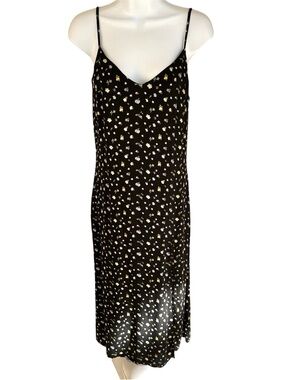 Reformation Black Floral Maxi Dress